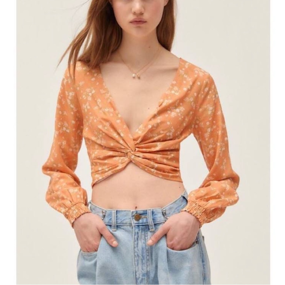 Urban Twist Front Blouse